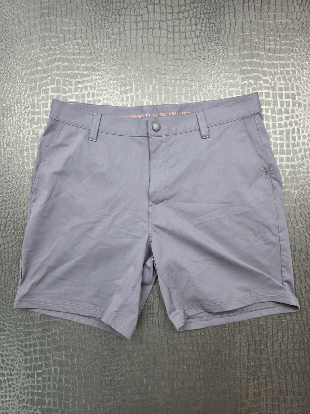 Rhone Commuter 7" Mens Shorts, Size 34, Stretch Fabric Golf Shorts, Wrinkle Resi